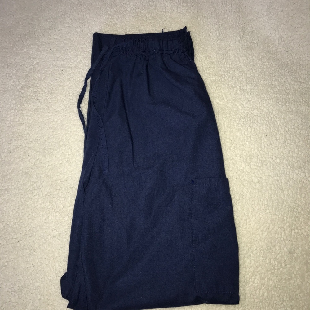 Navy scrub pants